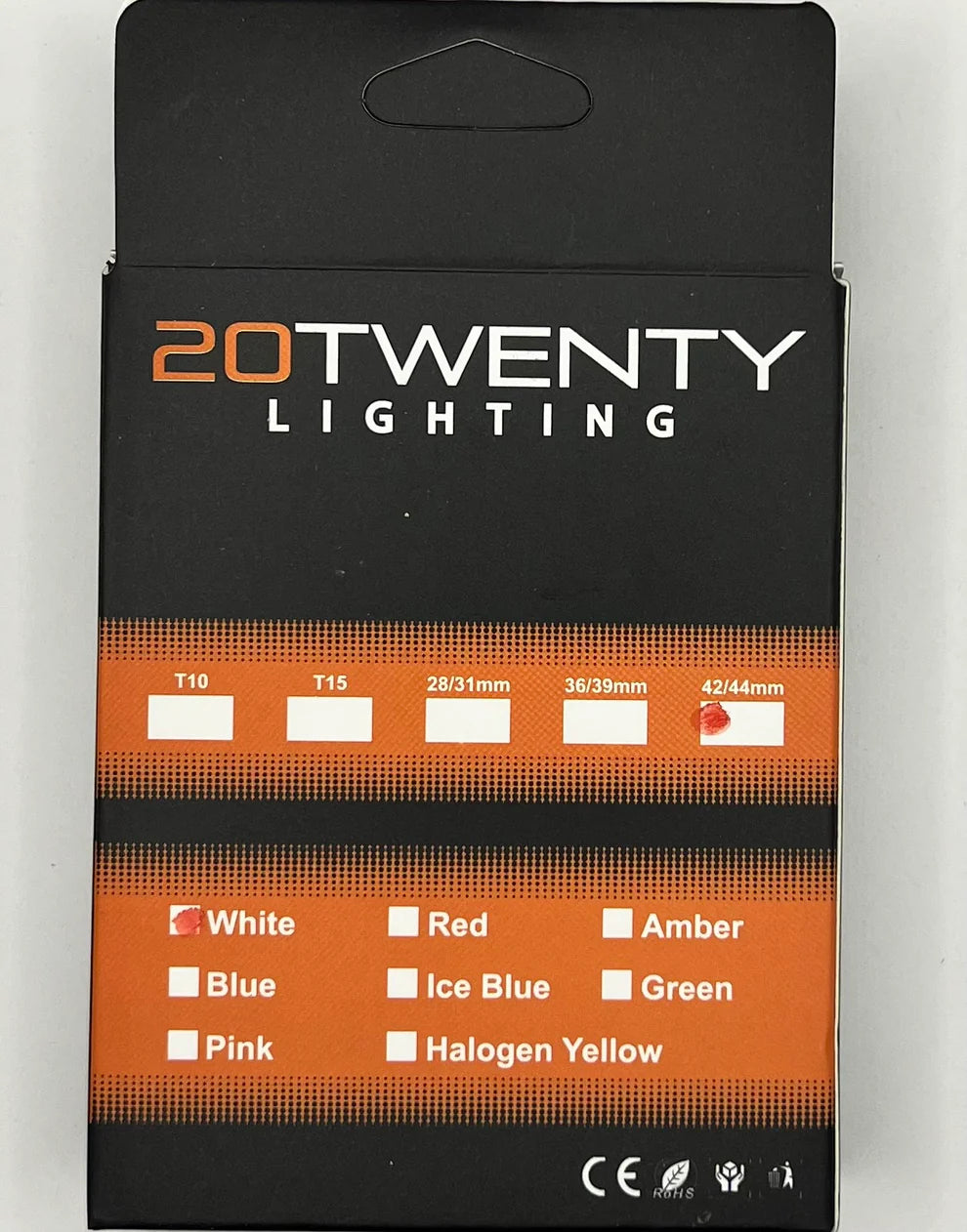 20Twenty Lighting Festoon 44mm 3SMD White